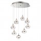 Candil de lujo Swank 8-Light Pendant E24598-93PC et2 lighting