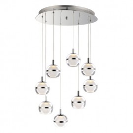 Candil de lujo Swank 8-Light Pendant E24598-93PC et2 lighting