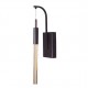 Scepter 1-Light Wall Sconce, Acabado Bronce, cristal ambar E32770-118BRZ