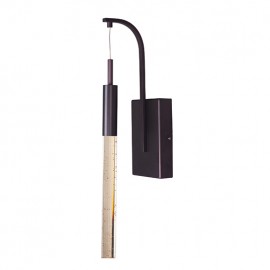 Scepter 1-Light Wall Sconce, Acabado Bronce, cristal ambar E32770-118BRZ