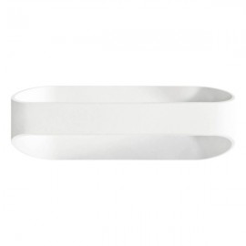 LUMINARIA PARED OVALO BLANCO EXTERIOR 12W BLANCO CALIDO