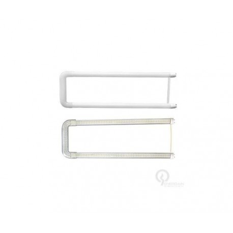 Tubo t8 Led Curvalum EG-T8CUR-18W Blanco cálido Cubierta Opal 60cm G13 Energain