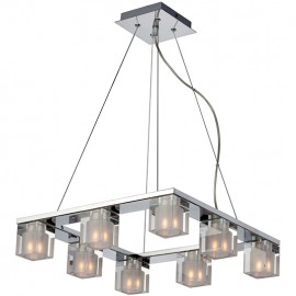 Candil de lujo Blocs 8-Light Pendant E22037-18 et2 lighting
