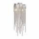 Luminario Pared FINESTRA de cadena planchada en acabado ORO 2 Luces Q86166-GD  quor lighting