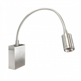 LUMINARIO PARA MURO LED 3W 3000K SATIN F1095-LED/SA