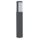 LUMINARIA MINI POSTE SOBREPONER CILINDRO ALUMINIO NEGRO E26