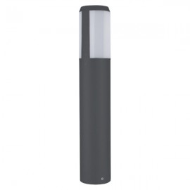 LUMINARIA MINI POSTE SOBREPONER CILINDRO ALUMINIO NEGRO E26