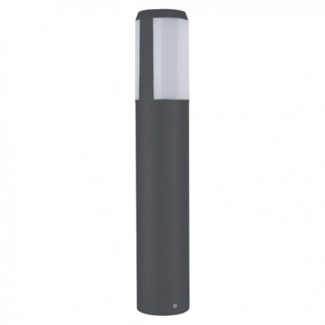 LUMINARIA MINI POSTE SOBREPONER CILINDRO ALUMINIO NEGRO E26