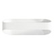 LUMINARIA PARED OVALO BLANCO EXTERIOR 12W BLANCO FRIO