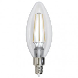 LAMPARA LED FILAMENTO VELA E12 4W BLANCO CALIDO 2700K