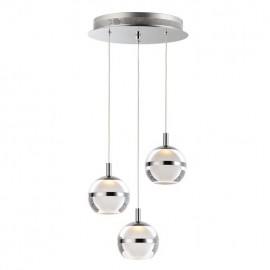 Candil de lujo Swank 3-Light Pendant E24593-93PC et2 lighting
